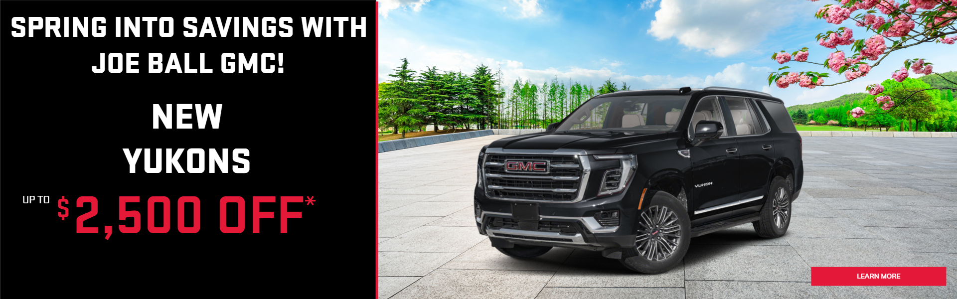 Up to $2500 off GMC Yukons