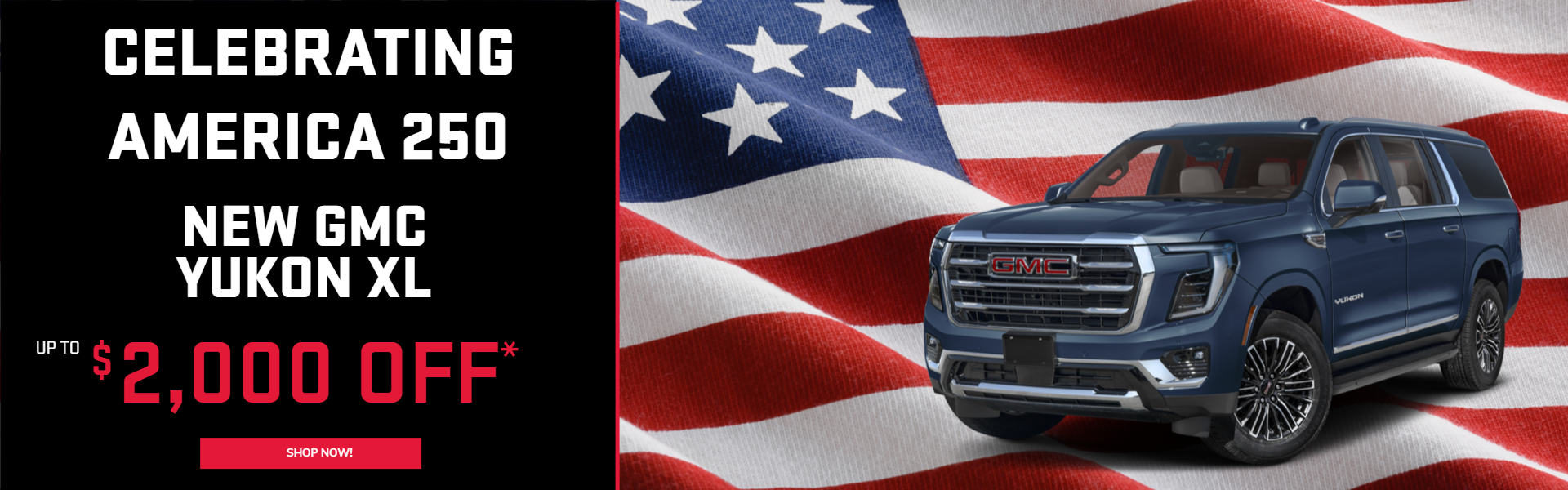 up to $2000 off Yukon XL