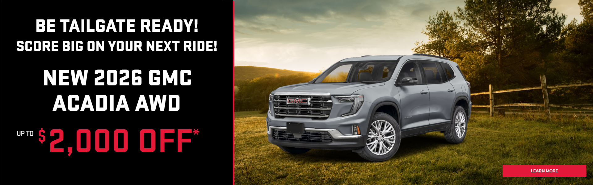 GMC Acadia Savings